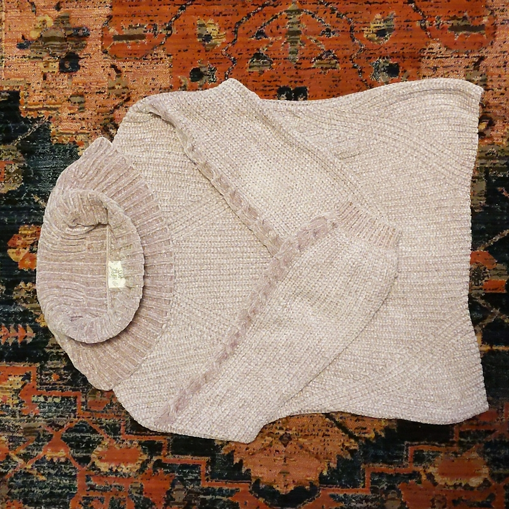 Hippie Rose lavender chenille sweater